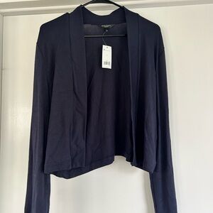 Banana Republic Luxespun Cardigan in Navy